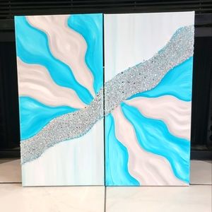 12x24 original Acrylic Painting